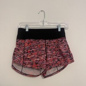 Lululemon Speed Up shorts size 2 mid rise